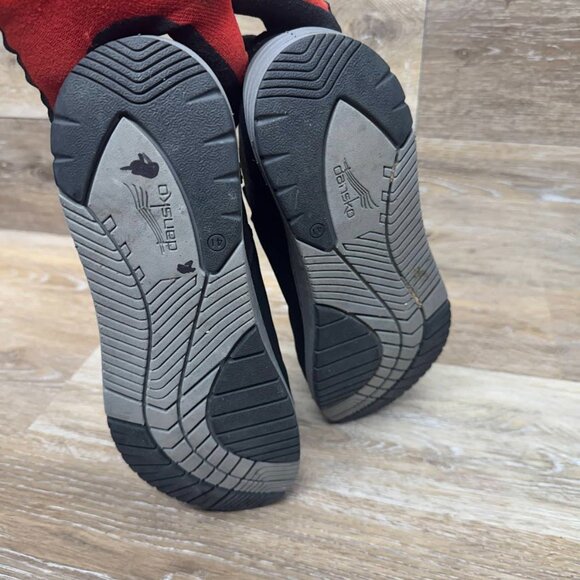 Dansko Lizette Nubuck Leather Black Booties Women's Size EU 41 - Picture 4 of 7